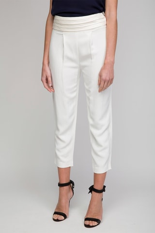 Pantalon cigarette - Blanc 