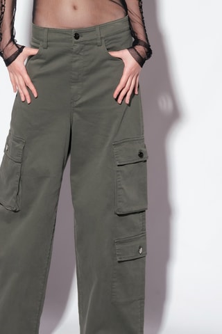 Pantalon cargo - Kaki