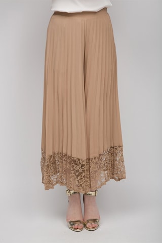 Pantalon plissé - Beige