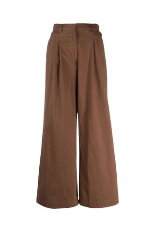 Pantalon palazzo - Marron