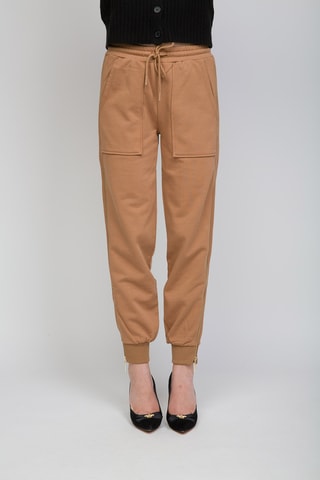 Jogging taille haute - Camel