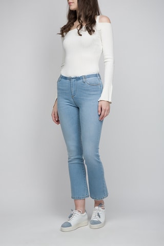 Jean flare 7/8 - Bleu