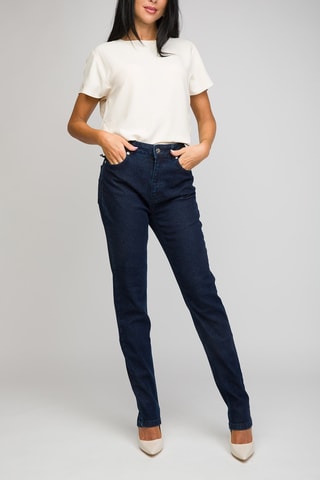 Jean taille haute - Bleu