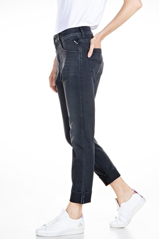 Jean Slim Boyfit Marty - Gris foncé