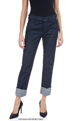 Rechte Broek met Hoge Taille - Blauw