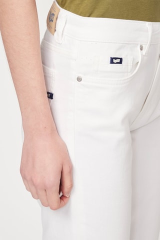 Jean slim 7/8 Beth - Blanc