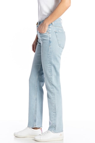 Jean taille haute Straight Maijke- Bleu