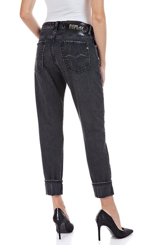 Jean Slim Boyfit Marty - Gris foncé