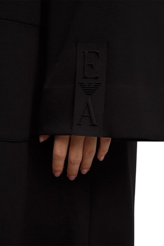 Abrigo con capucha - Negro