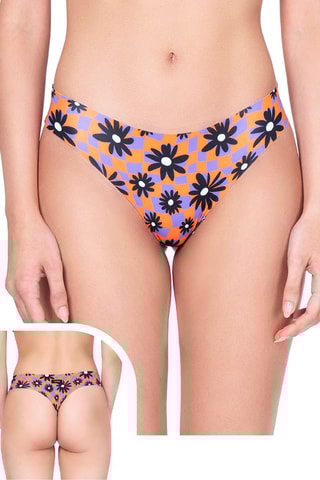 Bikinibroekje Oranje en Paars