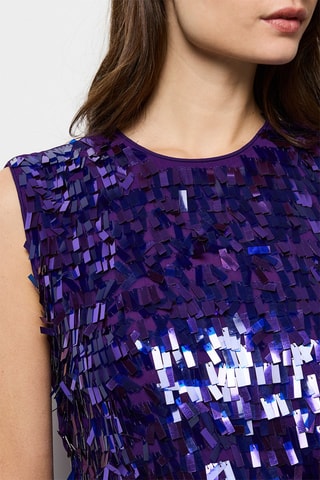 Top sans manches - Violet