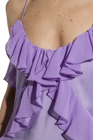 Vestido comprido - Malva