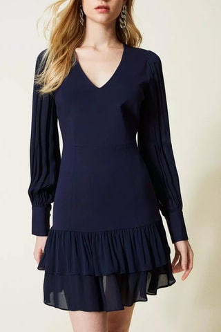 Robe patineuse - Bleu marine