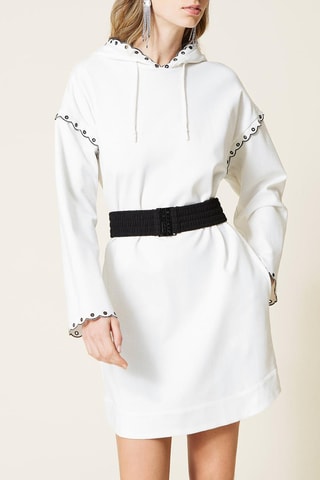 Robe droite Blanc