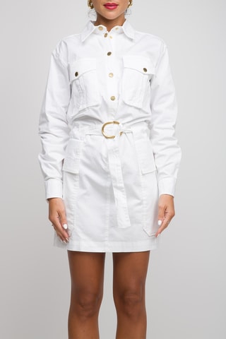 Robe droite - Blanc