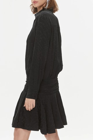 Robe en soie - Noir