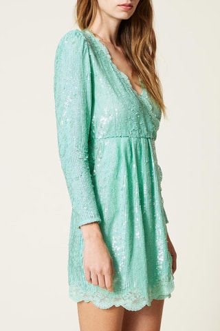 Robe portefeuille Turquoise