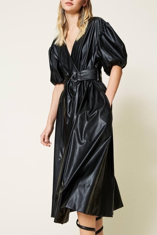 Robe midi Noir