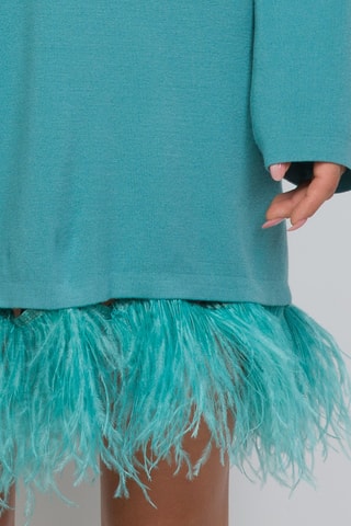 Robe droite - Turquoise