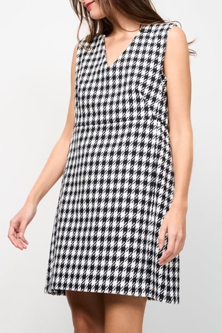 Robe droite Noir et blanc