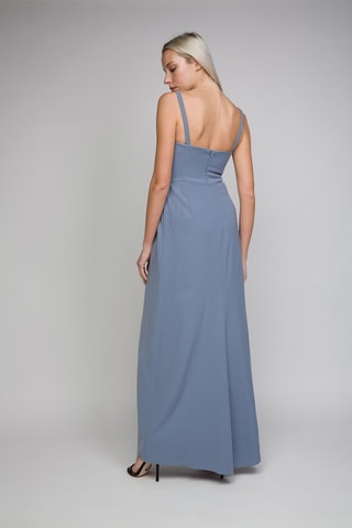 Robe longue - Bleu 