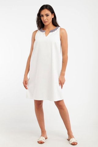 Robe trapèze - Blanc - Harmont & Blaine