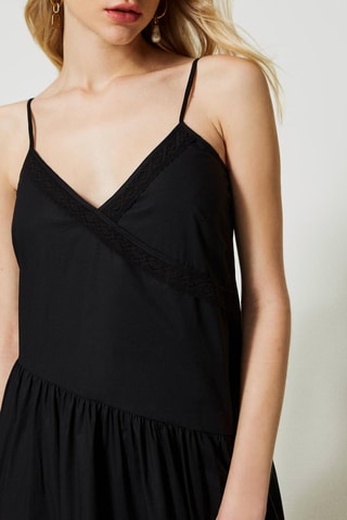 Vestido midi - Negro