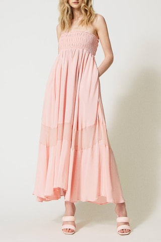Robe longue 2-en-1 - Rose