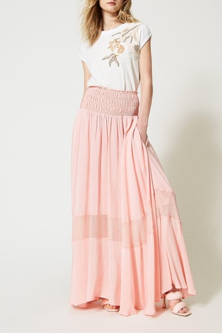 Robe longue 2-en-1 - Rose