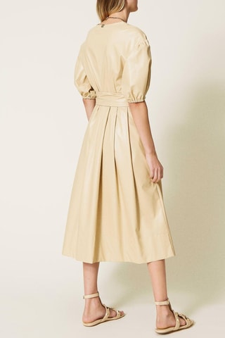 Robe midi Beige