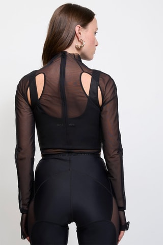 Body en tulle - Noir