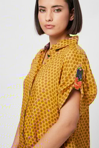 Ramie Blouse Mosterdgeel - Harmont & Blaine