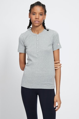 T-shirt American Classics Gemêleerd Lichtgrijs