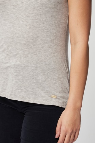 T-shirt Gemêleerd Lichtgrijs - Harmont & Blaine