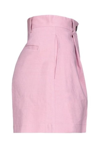 Short en lin - Rose
