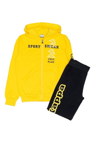 Sweat à capuche et pantalon - Jaune