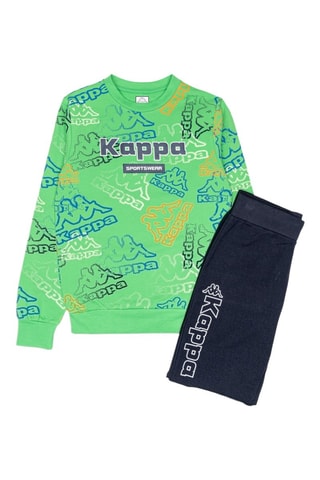 Sweat e calças - Verde e azul-marinho