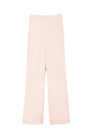 Pantalon taille haute - Rose clair