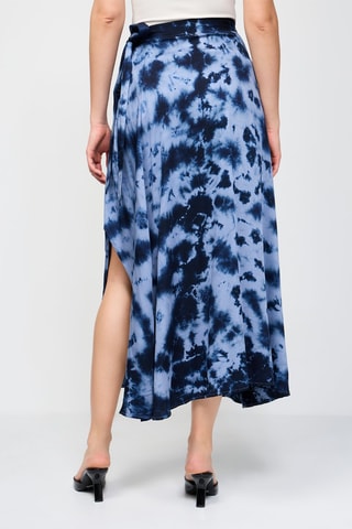 Jupe longue tie and dye - Bleu