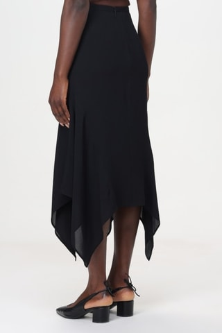 Asymmetrische Rok - Zwart