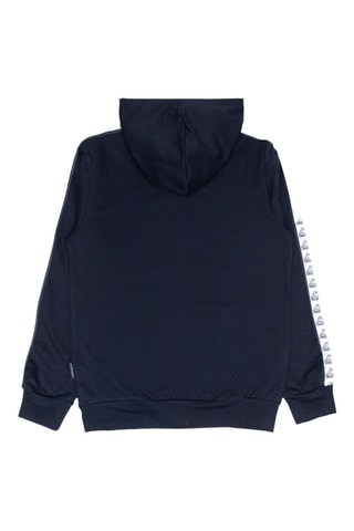 Sweater met Capuchon - Blauw - Wit en blauw