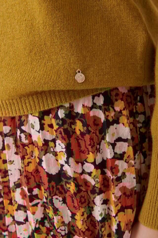 Kasjmier Trui Mahir - Mosterdgeel