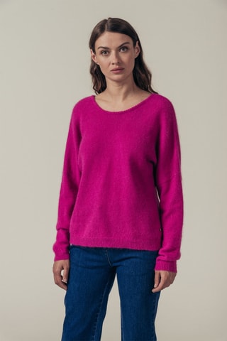 Maglia in angora Magnifira - Fucsia