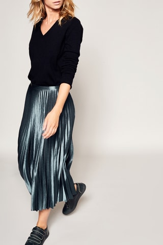 Maglia in lana e cashmere - Nero