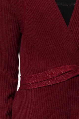Wollen en Kasjmier Vest Minesota - Bordeauxrood