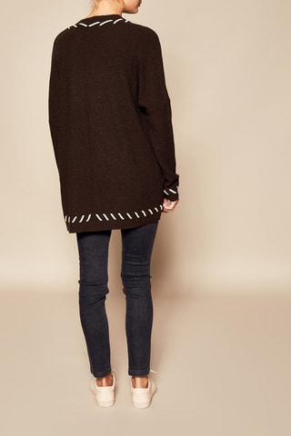 Wollen en Kasjmier Vest Kaki