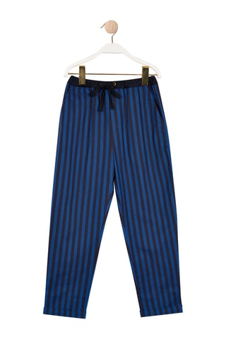 Broek met Streepmotief Pety Koningsblauw