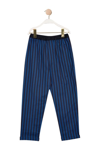 Broek met Streepmotief Pety Koningsblauw