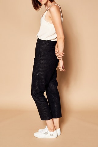 Wollen 7/8 Broek Donkergrijs