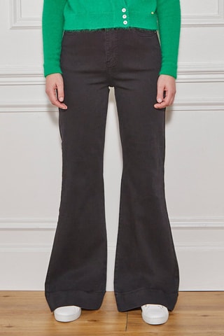 Jeans Hoge Taille Petra - Zwart